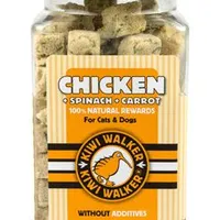 Kiwi Freeze-Dried Chicken Treat with Spinach and Carrot Gramáž 65g