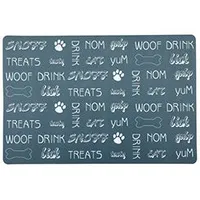 Dog Bowl Mat Dog Dictionary M