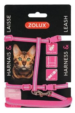 Arnés para gato con correa, rosa Rozměr 1,2m
