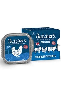 Dog Original beef chicken lamb tray 4x150g
