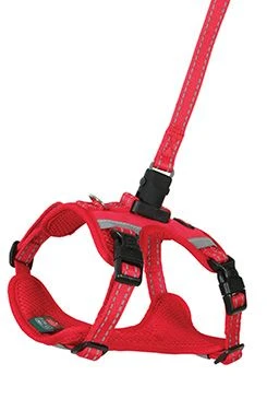 Arnés para perro con correa CLIP&GO rojo XS Rozměr 2m