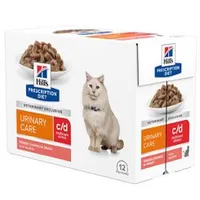 Hill's Fel. PD c/d Urinary Stress Salmon pouch 12x85g