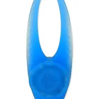 Colgante para collar Dog Fantasy LED silicona azul Rozměr 8cm