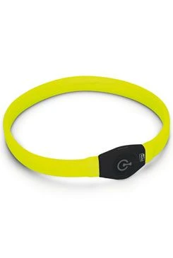 Visio Light LED USB Rechargeable Collar Yellow KAR Rozměr 65cm