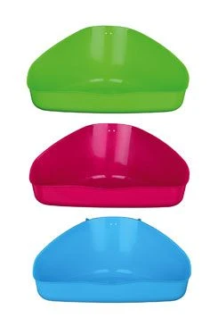 WC esquinero para roedores grande MIX 36x21x30 TR Rozměr 30cm