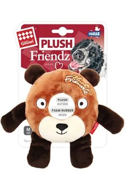Plush Friendz medvěd s gum. kroužkem