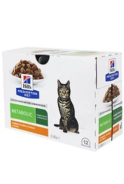 Hill's Fel. PD Metabolic Weight & Loss sobre 12x85g Stáří Adult