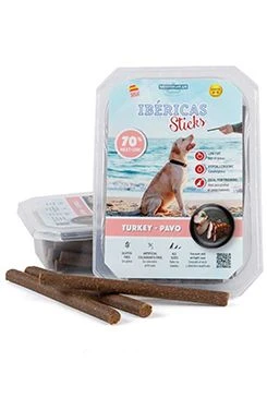 Ibéricas Sticks for Dog Turkey Treat Gramáž 800g, Počet 75ks