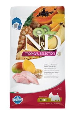 N&D TROPICAL SELECTION DOG Mini Chicken Gramáž 1,5kg, Stáří Adult
