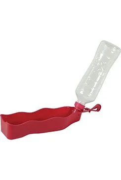 BIVOUAK Foldable Plastic Bottle Red Objem 450ml