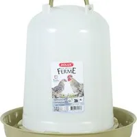 Bebedero de canal para aves de corral verde Objem 5l