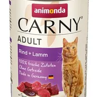 cat CARNY can beef lamb Gramáž 200g, Stáří Adult