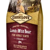 Cat Lamb & Wild Boar Sterilised Gramáž 400g, Stáří kočky Dospělá