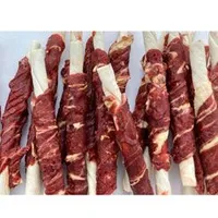 Pochoutka Kabanos obalený v hovězím a treskou Gramáž 100g