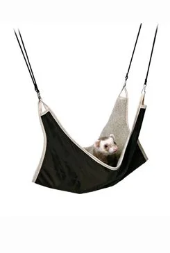 Hanging Hammock for Ferrets with Faux Fur 45x45cm TR