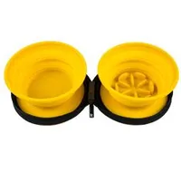 Kiwi Walker SLOWFEEDER Travel Double Bowl Orange Objem 700ml