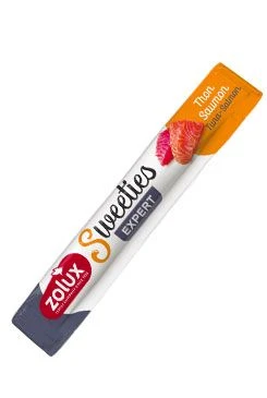 Snack para gatos SWEETIES atún+salmón barrita cremosa 14g Zolux