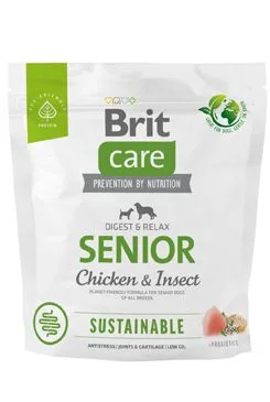 Brit Care Dog Sustainable Gramáž 1kg, Stáří Senior