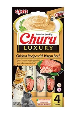 Cat Luxury Chicken Recipe with Wagyu Beef 4x14g