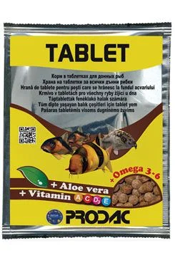 Comida para peces en tabletas Gramáž 12g