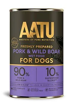 AATU Dog Pork&Wild Boar konz Gramáž 400g