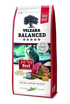 Balanced FM Dog Monoprot. Buey y Arroz Gramáž 12kg, Stáří Adult
