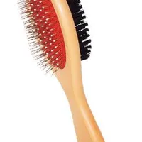 Double-sided brush large bristles + pin with balls Rozměr 22cm