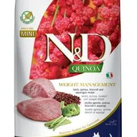 N&D Quinoa DOG Weight Management Lamb Mini Gramáž 2,5kg, Stáří Adult