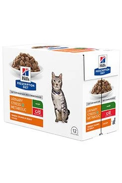 Hill's Fel. PD c/d Urinary Stress + Metabolic sobre 12x85g