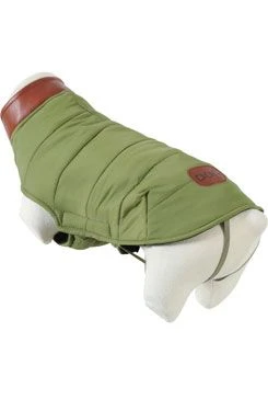 Obleček prošívaná bunda pro psy LONDON khaki Zolu Rozměr 25cm