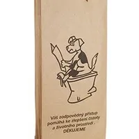 Paper Dog Poop Bags with Handle, Stitched Počet 25ks