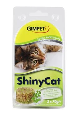ShinyCat tuna with cat grass 2x70g
