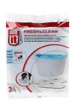 Náhradní filtr molitan+uhlí pro fontány DOG IT NEW Počet 3ks