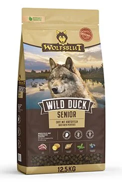 Wolfsblut Dog Wild Duck Gramáž 12,5kg, Stáří Senior