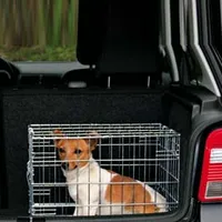 Jaula metálica de coche para perros S 64x54x48cm TR