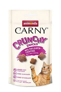 Kočka CARNY poch. Crunchy masový koktejl Gramáž 50g