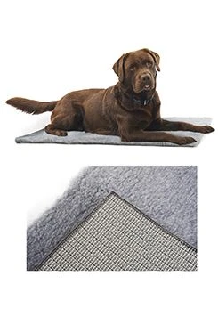 Colchoneta VetBed antideslizante 150x75 cm gris Kruuse