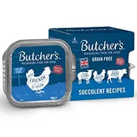 Dog Original beef chicken lamb tray 4x150g
