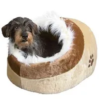 MINOU Igloo Bed Beige with Faux Fur No.2 TR