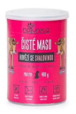 Beef with muscle meat canned food for dogs Gramáž 400g