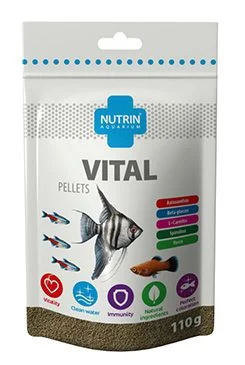 Nutrin Aquarium Vital Pellets Akvarijní ryby Gramáž 110g