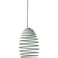 Outdoor SPIRAL feeder for fat balls, metal, green Rozměr 22cm