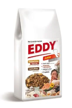 EDDY Junior Large Breed s masovými polštářky Gramáž 8kg