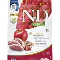 N&D Quinoa CAT Hairball Duck & Cranberry Gramáž 1,5kg