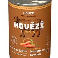 LOUIE Dog konz. Hovězí s mrkví a prebiotiky Gramáž 200g