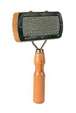 Wooden Pin Brush Soft for Dogs 18 TR Rozměr 10cm