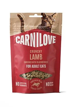 Cat CRUNCHY Snack Lamb+Blackberries Gramáž 50g
