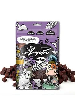 Cat poch. sušené Měkké hovězí kostky Gramáž 70g