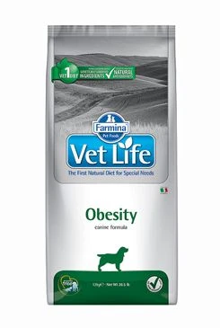 Vet Life Natural DOG Obesity Gramáž 12kg
