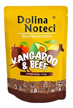 Bolsita para perros SUPERFOOD canguro y ternera Gramáž 300g